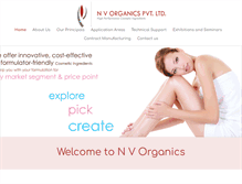 Tablet Screenshot of nvorganics.com